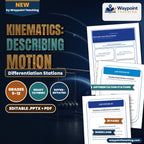 Kinematics: Describing Motion Differentiation Stations cover
