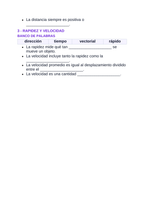 Kinematics: Describing Motion Spanish Guided Notes sample page