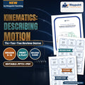 Kinematics: Describing Motion Tic-Tac-Toe Review Game cover