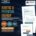 Kinetic & Potential Energy Scaffolded Phenomena-Based Lesson: Reaching 150 km/h in Free Fall Accelerations Without an Onboard Engine in Hyper-Coasters Student Response Sheet cover