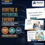 Kinetic & Potential Energy Substitute Slideshow & Teacher Guide cover