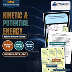 Kinetic & Potential Energy Trivia Board Game cover