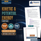 Kinetic & Potential Energy Unit Test cover