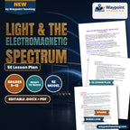 Light & the Electromagnetic Spectrum 5E Lesson Plan cover