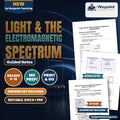 Light & the Electromagnetic Spectrum Guided Notes cover