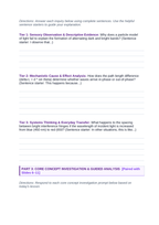 Light & the Electromagnetic Spectrum Scaffolded Phenomena-Based Lesson: Alternating Bright and Dark Spatial Interference Bands Produced by Shining Light Through Two Microscopic Apertures Student Response Sheet sample page