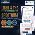 Light & the Electromagnetic Spectrum Tic-Tac-Toe Review Game cover
