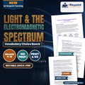Light & the Electromagnetic Spectrum Vocabulary Choice Board cover