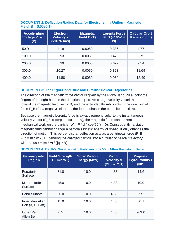 Magnetic Fields, Field Lines, and Lorentz Force on Moving Charges CER Phenomena Worksheet sample page