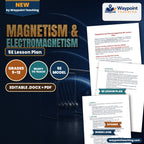 Magnetism & Electromagnetism 5E Lesson Plan cover