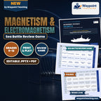 Magnetism & Electromagnetism Sea Battle Review Game cover