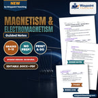 Magnetism & Electromagnetism Spanish Guided Notes cover