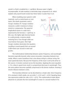Mathematical Relationships in Wave Media Reading Worksheet sample page