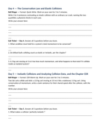 Momentum & Impulse Bell Ringers & Exit Tickets sample page