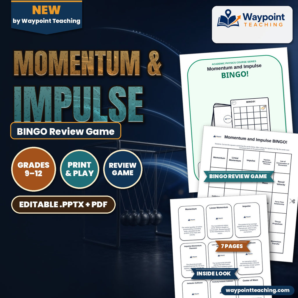 Momentum & Impulse BINGO Review Game cover