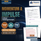 Momentum & Impulse Critical Thinking Prompts cover