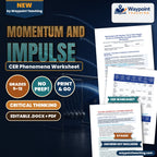 Momentum and Impulse: Force-Time Impact Curves in Automotive Crumple Zones CER Phenomena Worksheet cover