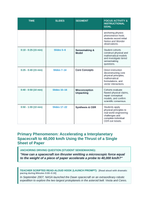 Momentum & Impulse Phenomena-Based Lesson: Accelerating a Interplanetary Spacecraft to 40,000 km/h Using the Thrust of a Single Sheet of Paper Teacher Discussion Guide sample page