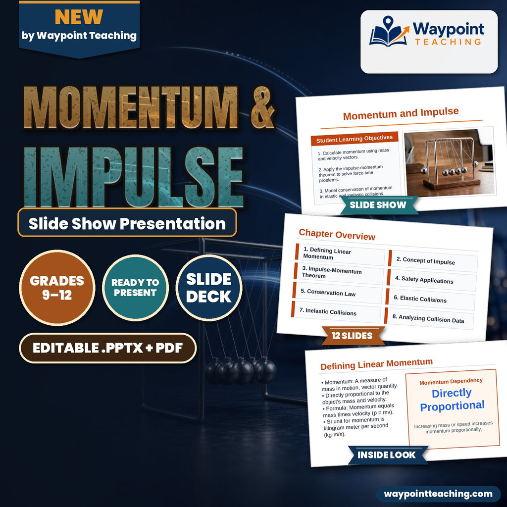 Momentum & Impulse Slide Show Presentation cover