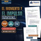 Momentum & Impulse Spanish Reading Passage & Comprehension Questions cover