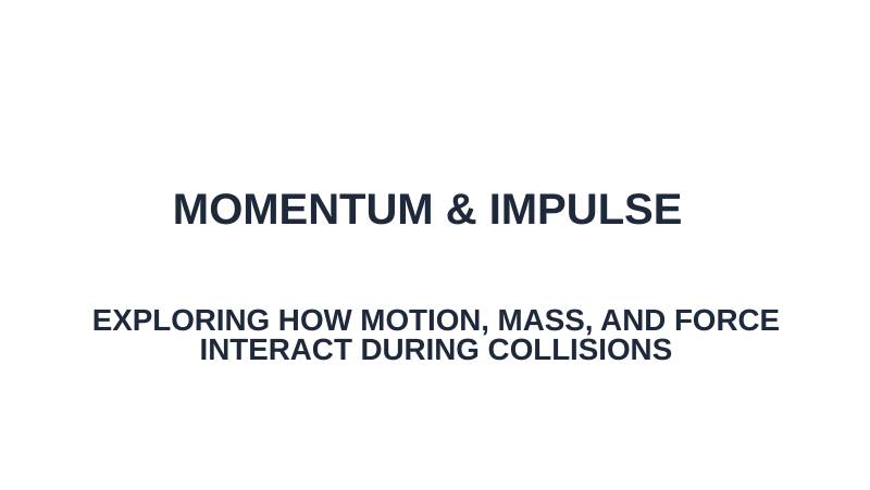 Momentum & Impulse Substitute Slideshow & Teacher Guide sample page