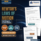 Newton's Laws of Motion Bell Ringers & Exit Tickets cover