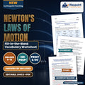 Newton's Laws of Motion Fill-in-the-Blank Vocabulary Worksheet cover