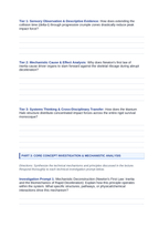 Newton's Laws of Motion Phenomena-Based Lesson: Surviving a 67G Impact Deceleration and 225 km/h Barrier Collision in Formula One Racing Student Response Sheet sample page