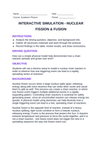 Nuclear Fission & Fusion Interactive Simulation sample page