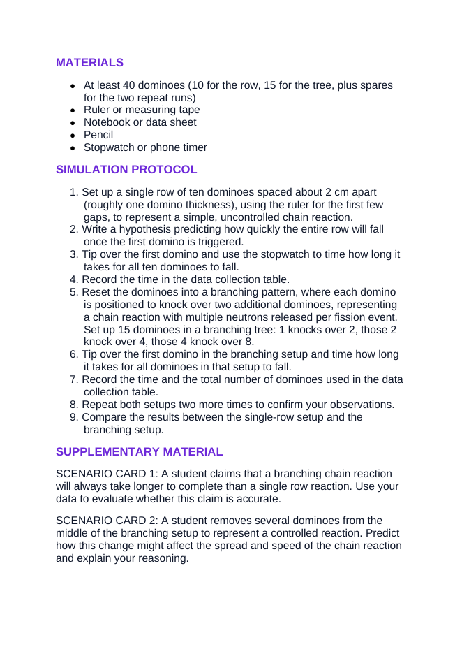 Nuclear Fission & Fusion Interactive Simulation sample page