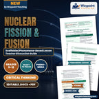 Nuclear Fission & Fusion Scaffolded Phenomena-Based Lesson: Self-Sustaining Natural Fission Reactors in Oklo Gabon and Solar Proton-Proton Chain Thermonuclear Fusion Teacher Discussion Guide cover