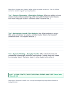 Nuclear Fission & Fusion Scaffolded Phenomena-Based Lesson: Self-Sustaining Natural Fission Reactors in Oklo Gabon and Solar Proton-Proton Chain Thermonuclear Fusion Student Response Sheet sample page