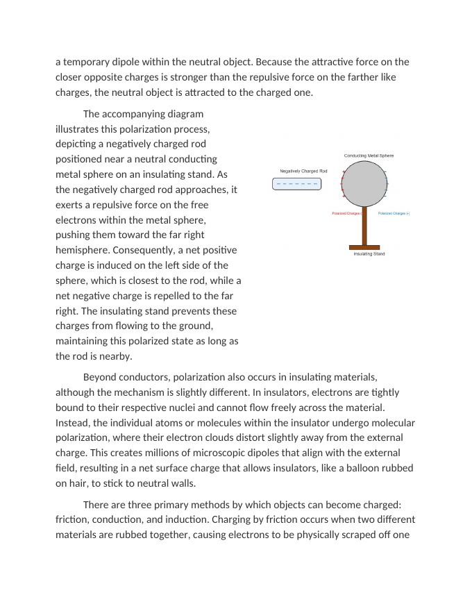 Predicting Electrostatic Interactions Reading Worksheet sample page