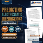 Predicting Electrostatic Interactions Reading Worksheet cover