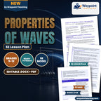 Properties of Waves 5E Lesson Plan cover