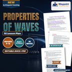 Properties of Waves 5E Lesson Plan cover