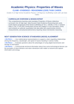 Properties of Waves CER Task Cards sample page