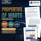 Properties of Waves CER Task Cards cover