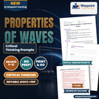 Properties of Waves Critical Thinking Prompts cover