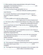 Properties of Waves Fill-in-the-Blank Vocabulary Worksheet sample page