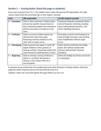 Properties of Waves Model Response & Scoring Guide sample page