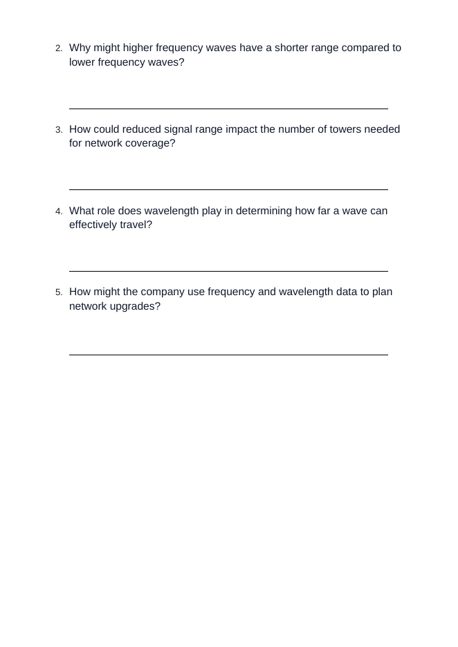 Properties of Waves Real-World Case Study sample page