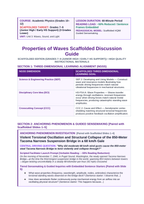 Properties of Waves Scaffolded Phenomena-Based Lesson: Violent Torsional Oscillation and Structural Collapse of the 850-Meter Tacoma Narrows Suspension Bridge in a 68 km/h Gale Teacher Discussion Guide sample page