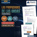 Properties of Waves Spanish Guided Notes cover