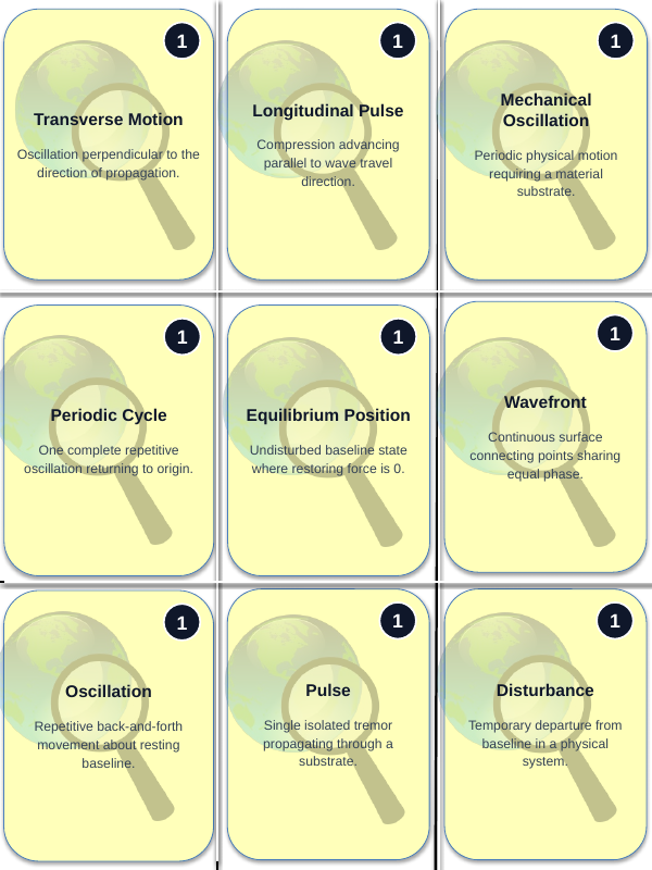 Properties of Waves Trivia Board Game sample page