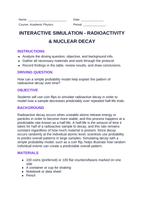 Radioactivity & Nuclear Decay Interactive Simulation sample page