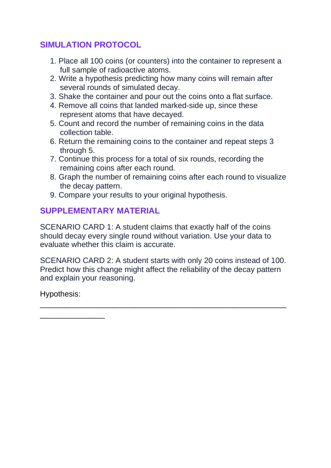 Radioactivity & Nuclear Decay Interactive Simulation sample page