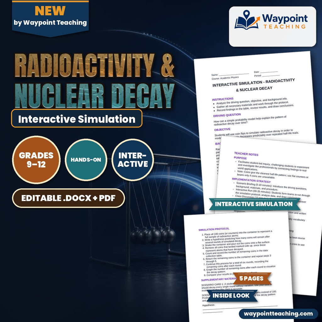 Radioactivity & Nuclear Decay Interactive Simulation cover