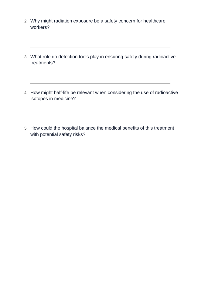 Radioactivity & Nuclear Decay Real-World Case Study sample page