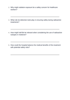 Radioactivity & Nuclear Decay Real-World Case Study sample page
